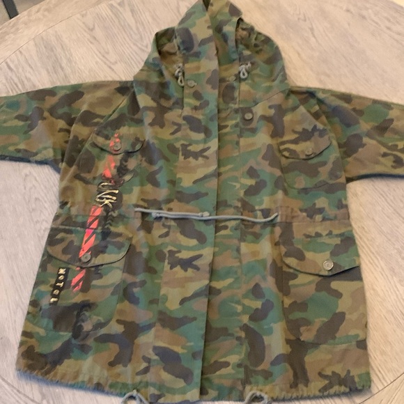 Zara, Cameo, Long Sleeve Hooded Jacket, Medium, Green - Picture 2 of 16